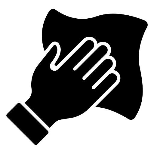Rai Gebäude Reinigung - Reinigungsdienste - Reinigungstuch-Symbol